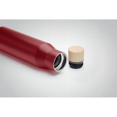 Vue Flacon à double paroi 500 ml - Dudinka de couleur rouge| Krokrodeal