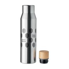 Vue Flacon à double paroi 500 ml - Dudinka de couleur gris| Krokrodeal