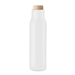 Vue Flacon à double paroi 500 ml - Dudinka de couleur blanc| Krokrodeal
