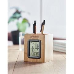 Vue Porte-stylo en bambou - Manila de couleur marron| Krokrodeal