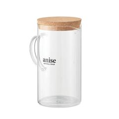 Vue Carafe verre borosilicate 1L - Osna bold de couleur blanc| Krokrodeal