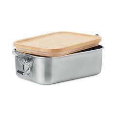 Vue Lunch box en acier inox. 750ml - Sonabox de couleur marron| Krokrodeal