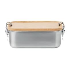 Vue Lunch box en acier inox. 750ml - Sonabox de couleur marron| Krokrodeal