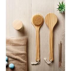 Vue Brosse de bain en bambou - Fino de couleur marron| Krokrodeal