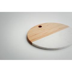 Vue Planche marbre et bambou - Hannsu de couleur marron| Krokrodeal