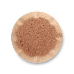 Vue Bouteille double paroi 500 ml - Aspen cork de couleur blanc| Krokrodeal