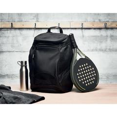 Vue Sac à dos de sport RPET 600D - Olympic de couleur noir| Krokrodeal