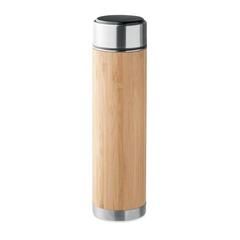 Vue Bouteille à double paroi 480 ml - Panay de couleur marron| Krokrodeal