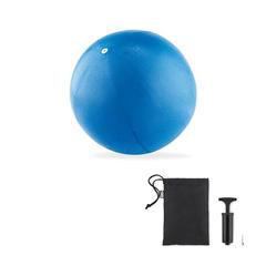 Vue Petit ballon de Pilates - Inflaball de couleur bleu| Krokrodeal
