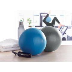 Vue Petit ballon de Pilates - Inflaball de couleur bleu| Krokrodeal