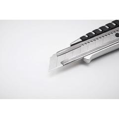Vue Couteau rétractable - Bowie de couleur gris| Krokrodeal