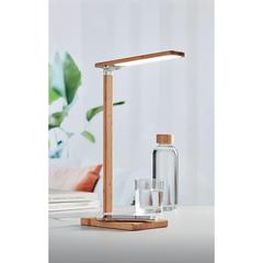 Vue Lampe et chargeur de bureau - Neat light de couleur marron| Krokrodeal
