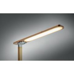 Vue Lampe et chargeur de bureau - Neat light de couleur marron| Krokrodeal