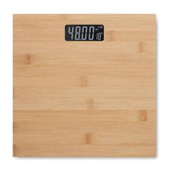 Vue Pèse-personne en bambou - Pesa scale de couleur marron| Krokrodeal