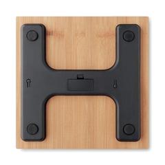 Vue Pèse-personne en bambou - Pesa scale de couleur marron| Krokrodeal