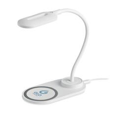 Vue Lampe et chargeur de bureau - Saturn de couleur blanc| Krokrodeal