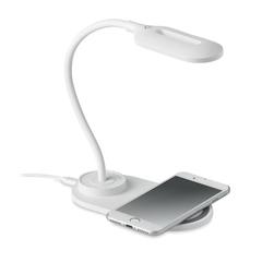 Vue Lampe et chargeur de bureau - Saturn de couleur blanc| Krokrodeal