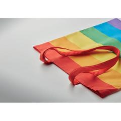 Vue Sac shopping coton 200 gr/m² - Borealis de couleur -| Krokrodeal