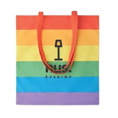 Vue Sac shopping coton 200 gr/m² - Borealis de couleur -| Krokrodeal