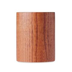 Vue Mug en bois de chêne 280 ml - Travis de couleur marron| Krokrodeal