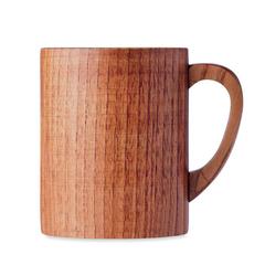 Vue Mug en bois de chêne 280 ml - Travis de couleur marron| Krokrodeal