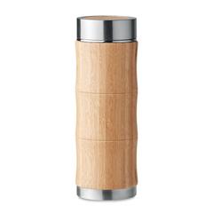 Vue Bouteille double paroi 350ml - Branca de couleur marron| Krokrodeal