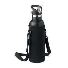 Vue Gourde à double paroi 700ml - Tiksi de couleur noir| Krokrodeal