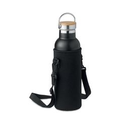 Vue Gourde à double paroi 700ml - Tiksi de couleur noir| Krokrodeal