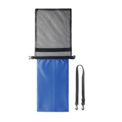Vue Sac étanche 6L avec sangle - Scuba mesh de couleur bleu| Krokrodeal