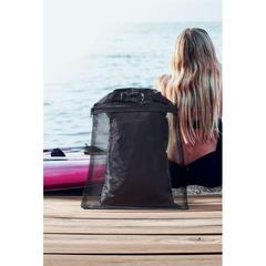 Vue Sac étanche 6L avec sangle - Scuba mesh de couleur noir| Krokrodeal