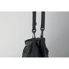 Vue Sac étanche 6L avec sangle - Scuba mesh de couleur noir| Krokrodeal