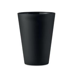Vue Gobelet réutilisable 300ml - Festa large de couleur noir| Krokrodeal
