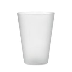 Vue Gobelet réutilisable 300ml - Festa large de couleur blanc| Krokrodeal