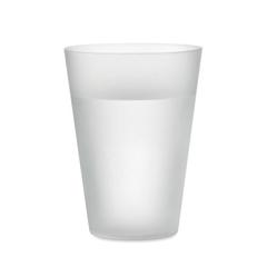 Vue Gobelet réutilisable 300ml - Festa large de couleur blanc| Krokrodeal