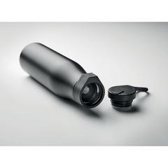 Vue Bouteille double paroi 600ml - Ursus de couleur noir| Krokrodeal