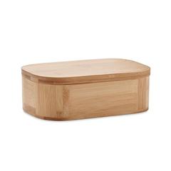 Vue Lunch box en bambou 650ml - Laden de couleur marron| Krokrodeal