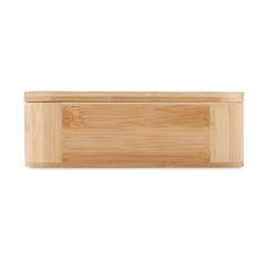 Vue Lunch box en bambou 1L - Laden large de couleur marron| Krokrodeal