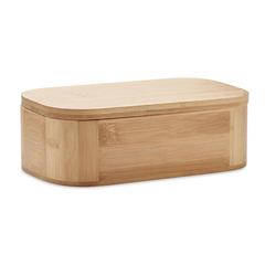 Vue Lunch box en bambou 1L - Laden large de couleur marron| Krokrodeal