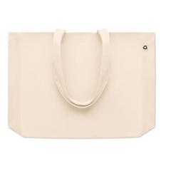 Vue Sac toile recyclée 280 gr/m ² - Respect de couleur marron| Krokrodeal