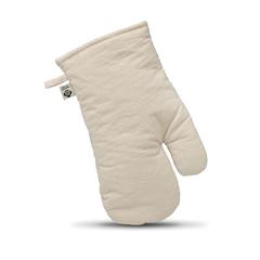 Vue Gant de cuisine en coton organi - Nevon de couleur marron| Krokrodeal