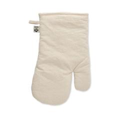 Vue Gant de cuisine en coton organi - Nevon de couleur marron| Krokrodeal