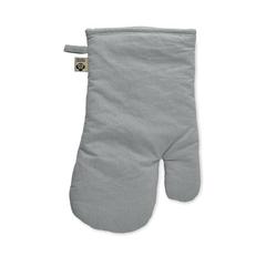 Vue Gant de cuisine en coton organi - Nevon de couleur gris| Krokrodeal