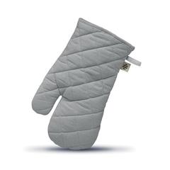 Vue Gant de cuisine en coton organi - Nevon de couleur gris| Krokrodeal