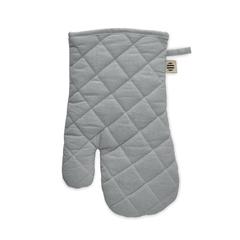 Vue Gant de cuisine en coton organi - Nevon de couleur gris| Krokrodeal