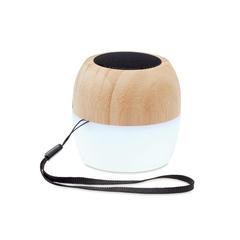 Vue Haut-parleur sans fil en bambou - Cleveland de couleur marron| Krokrodeal