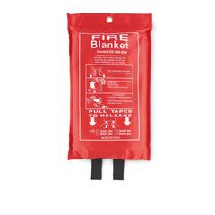 Vue Couverture anti-feu 120x180cm - Vatra de couleur rouge| Krokrodeal