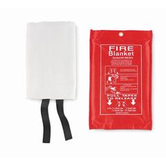 Vue Couverture anti-feu 120x180cm - Vatra de couleur rouge| Krokrodeal