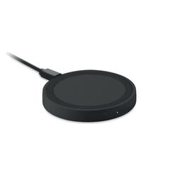 Vue Petit chargeur sans fil - Wireless plato + de couleur noir| Krokrodeal
