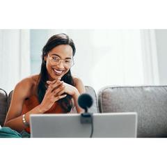 Vue Webcam HD 1080P et lumière - Lagani de couleur noir| Krokrodeal