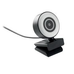 Vue Webcam HD 1080P et lumière - Lagani de couleur noir| Krokrodeal